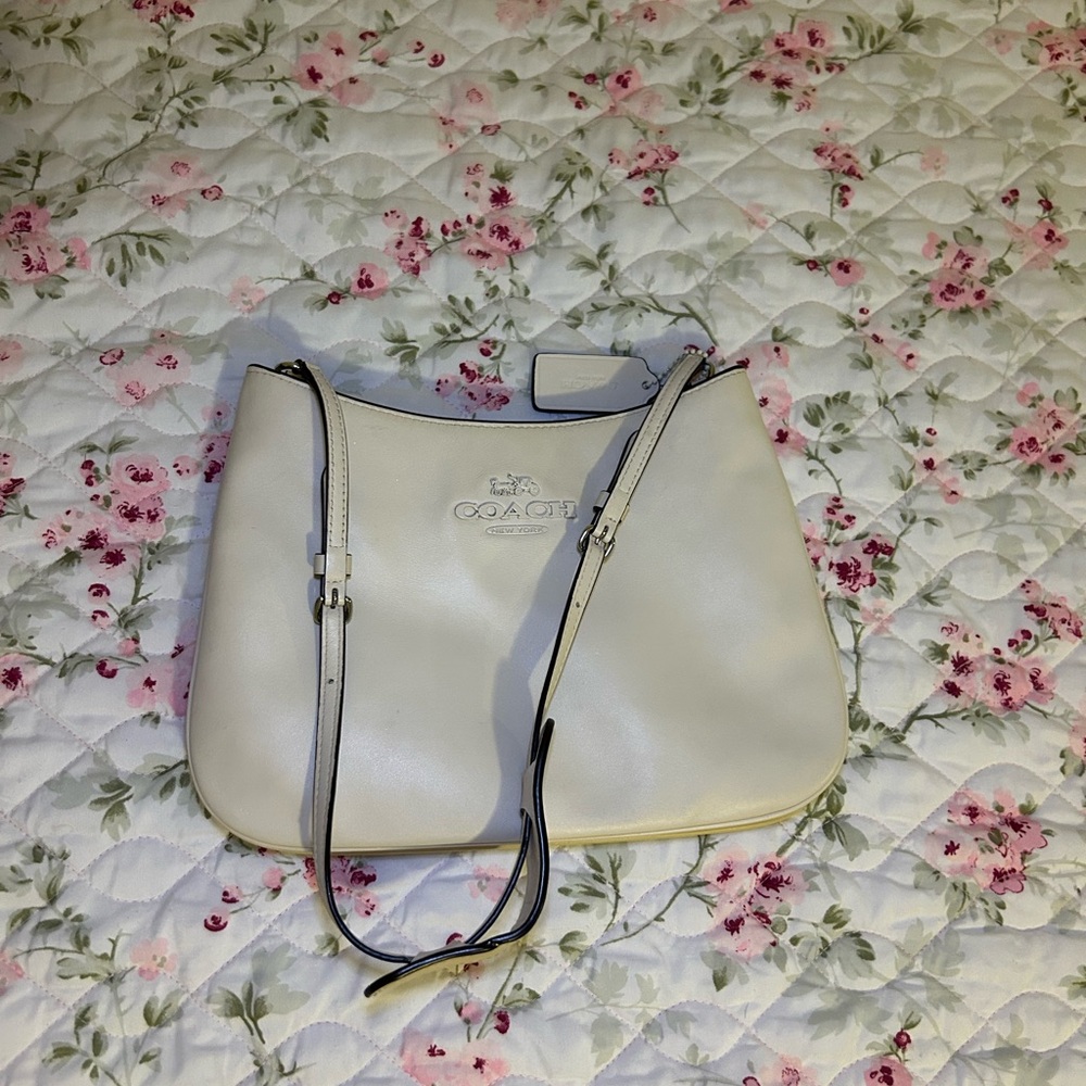 Coach cream Leather Shoulder Bag